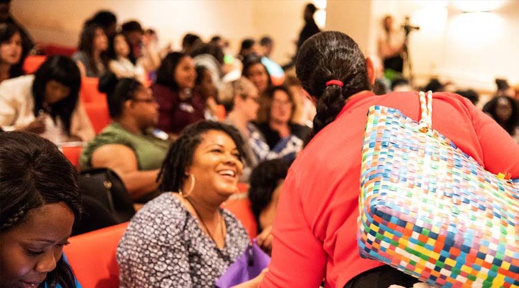 Women learning at the Black Women’s Leadership Conference